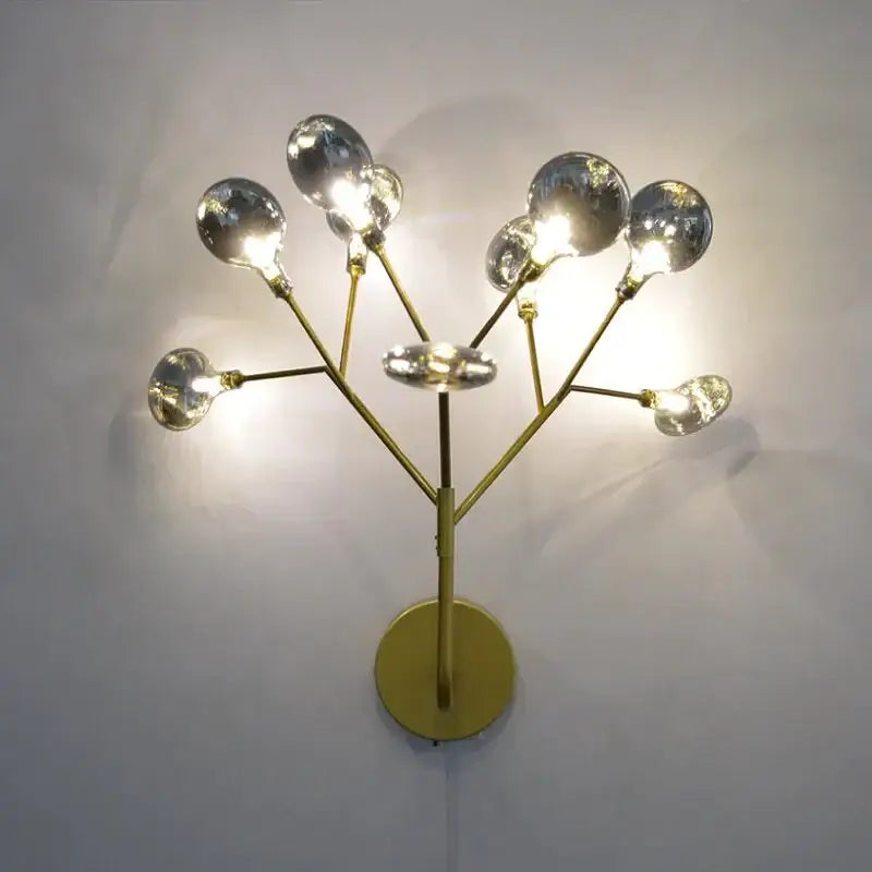 Gold Firefly Branch Wall Light