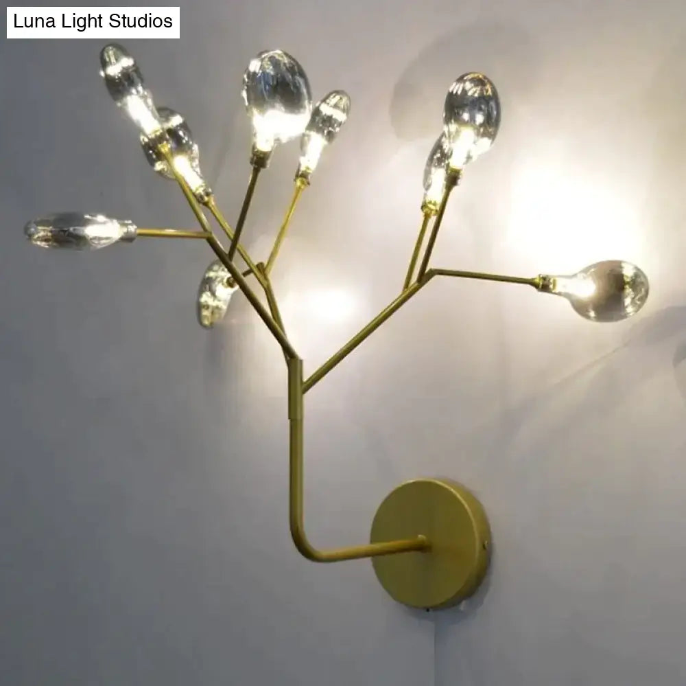Gold Firefly Branch Wall Light