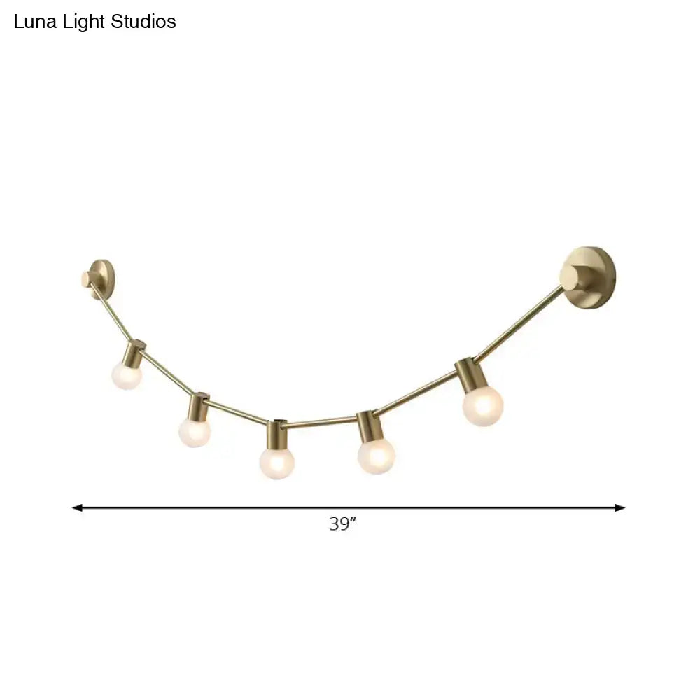 Gold Bubble Wall Light
