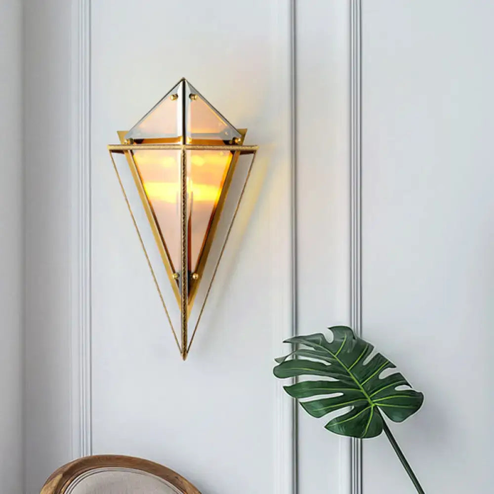 Gold Amber Wall Sconce