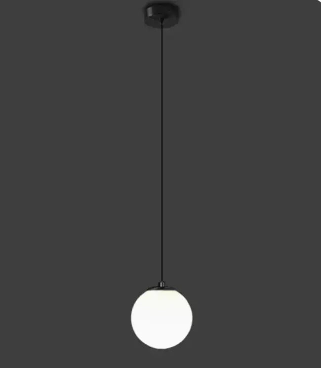Gold Glass Dual Pendant Light