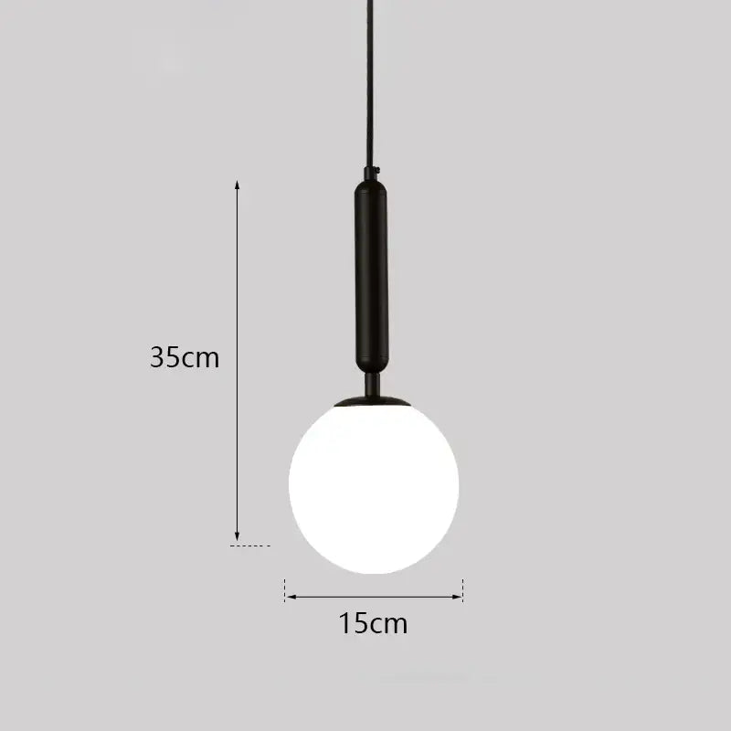 Gold Globe Pendant Lamp