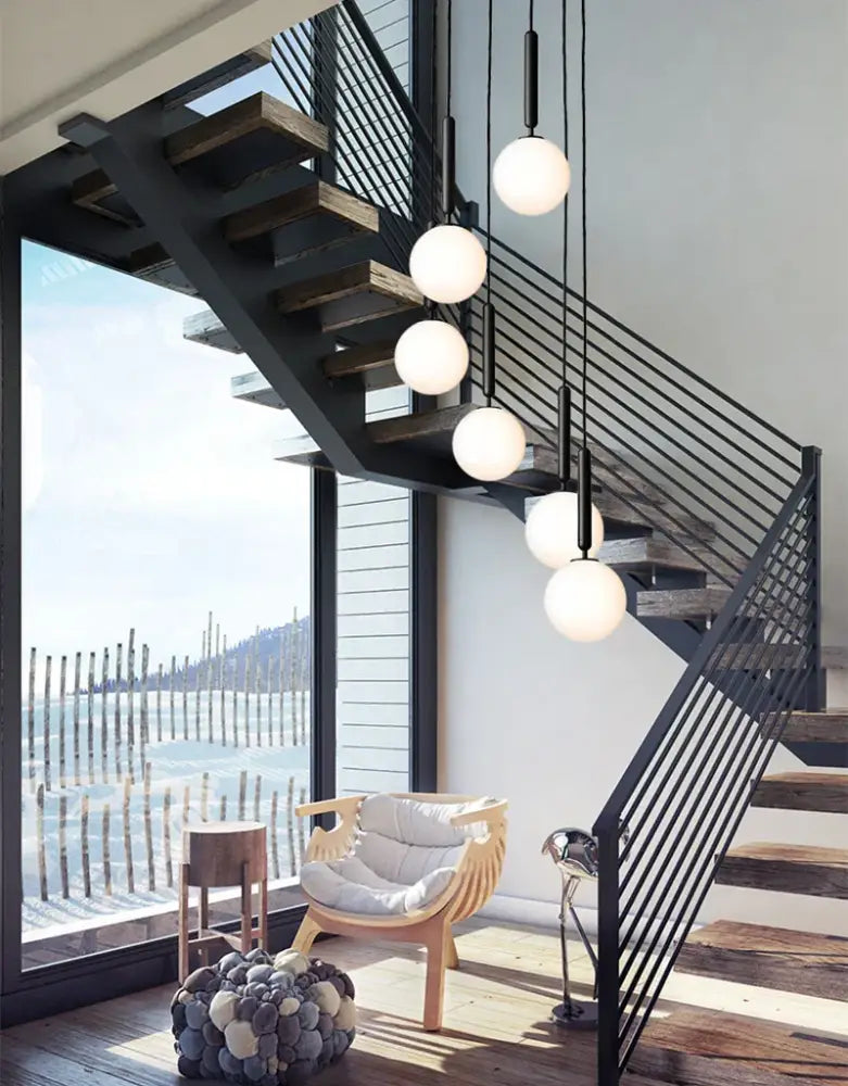 Gold Globe Pendant Lamp