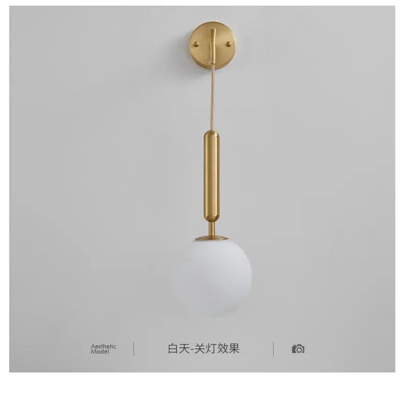 Gold Nordic 20cm Wall Sconce