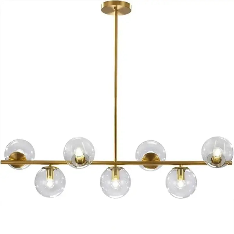 Grey Glass Pendant Chandelier