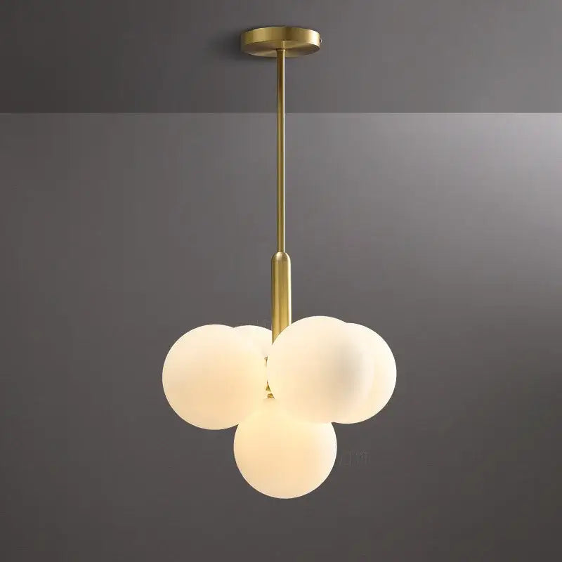 Chrome Glass 13-Head Kitchen Pendant Chandelier