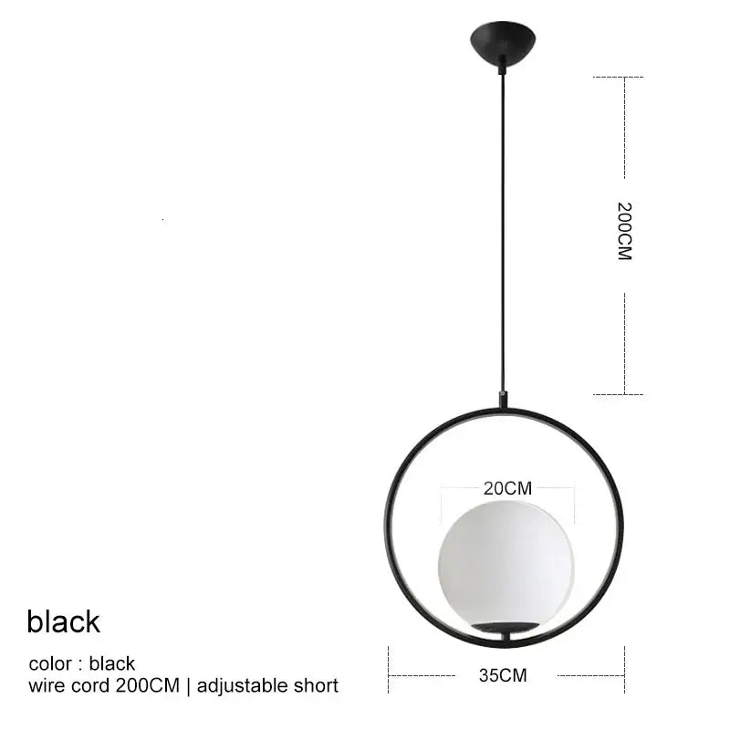 Gold Glass Ball Fixture