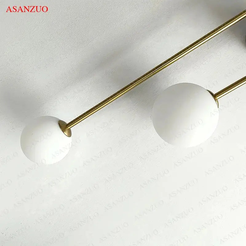 Gold Dual Frosted Sconce