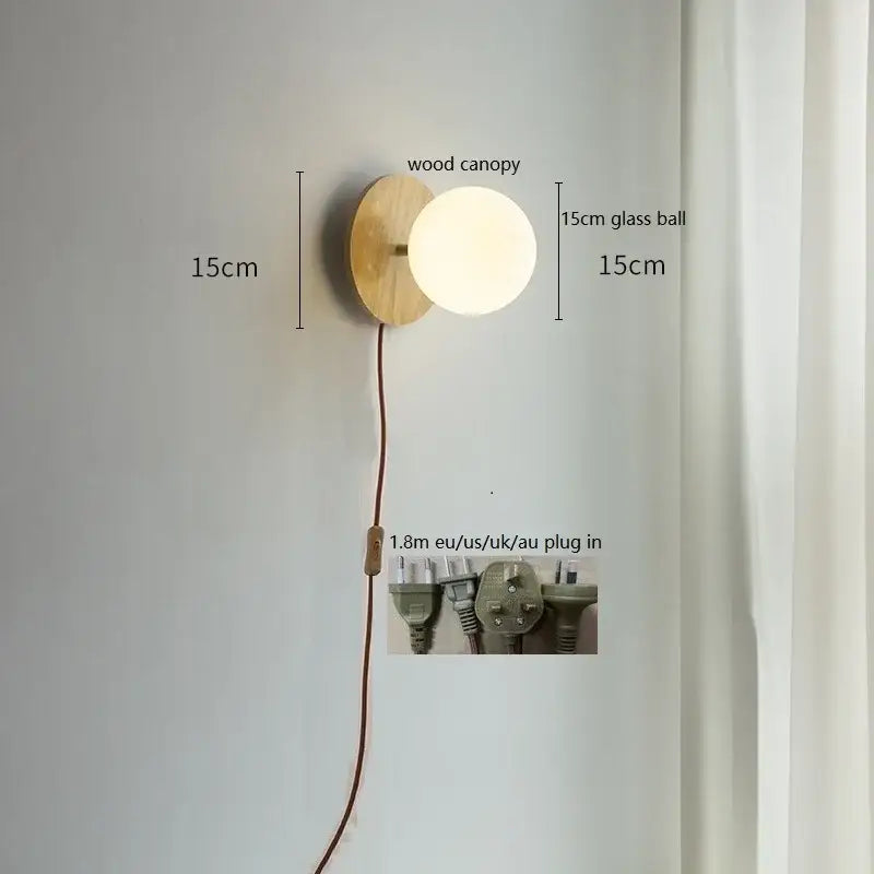 Gold Pull Chain Sconce