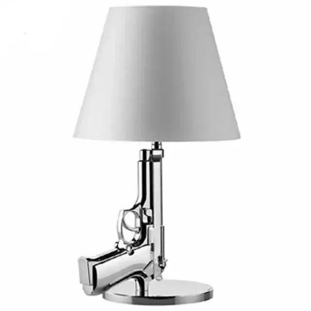 Gold Gun Floor Lamp