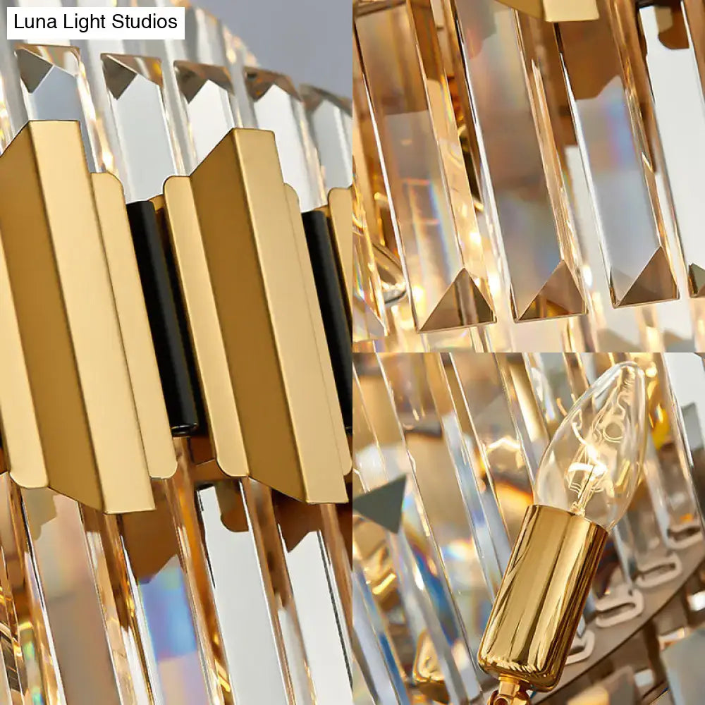 Gold Icicle Chandelier