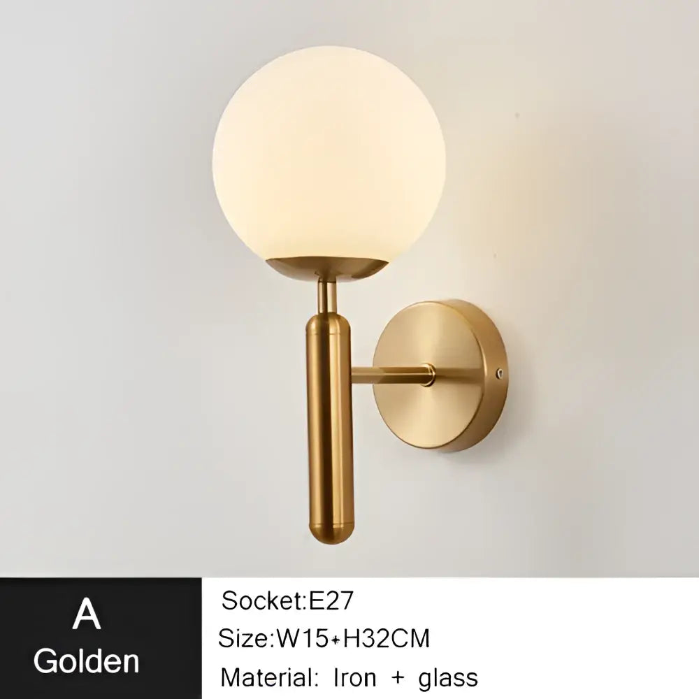 Gold Textured Glass Sconce for Bedrooms and Living Areas