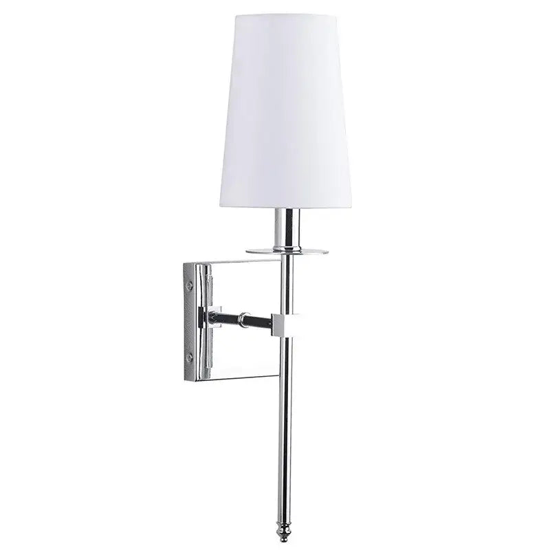 Gold LED Wall Lamp for Bedrooms Chrome Option
