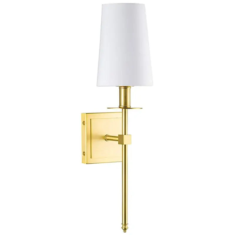 Gold LED Wall Lamp for Bedrooms Chrome Option