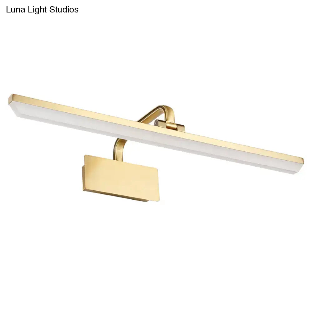 Gold Swivel Vanity Light