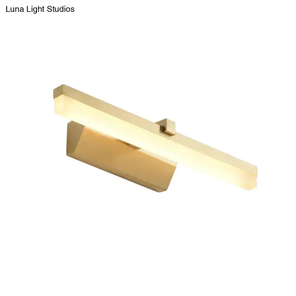 Gold Slim Vanity Sconce