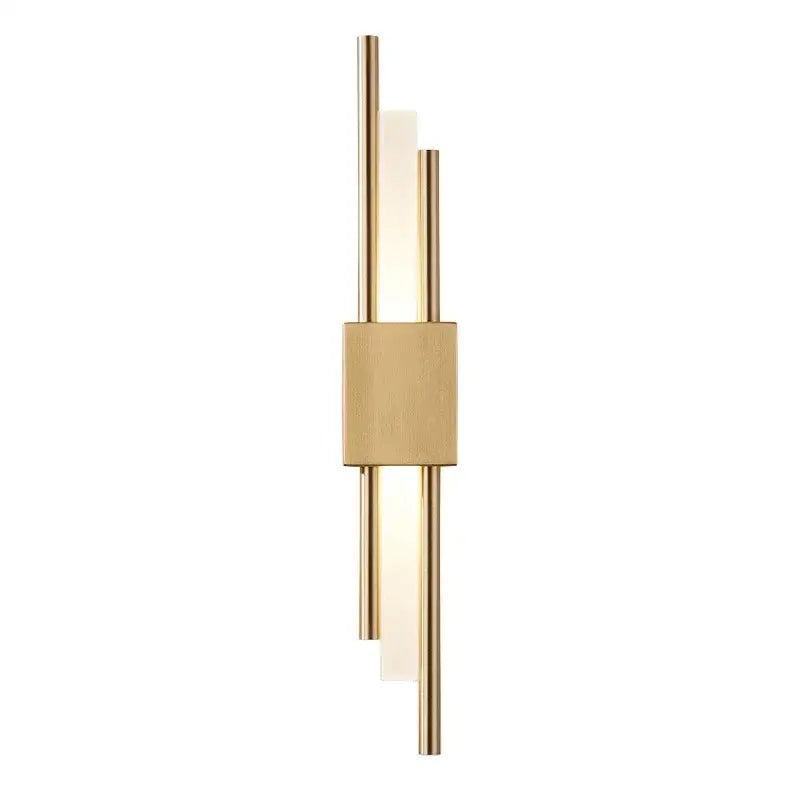 Gold Vertical Wall Sconce Left or Right Mount