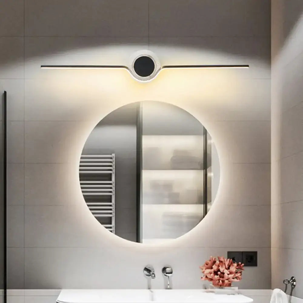 Gold Linear Bathroom Sconce