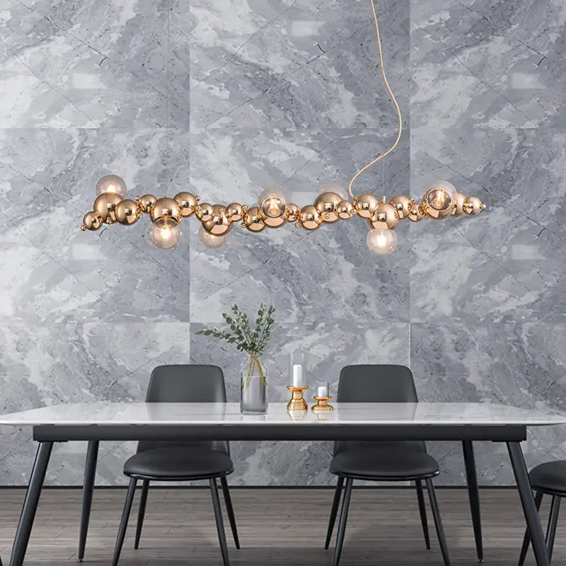 Gold Arched Ceiling Light