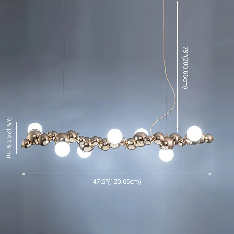 Gold Arched Ceiling Light