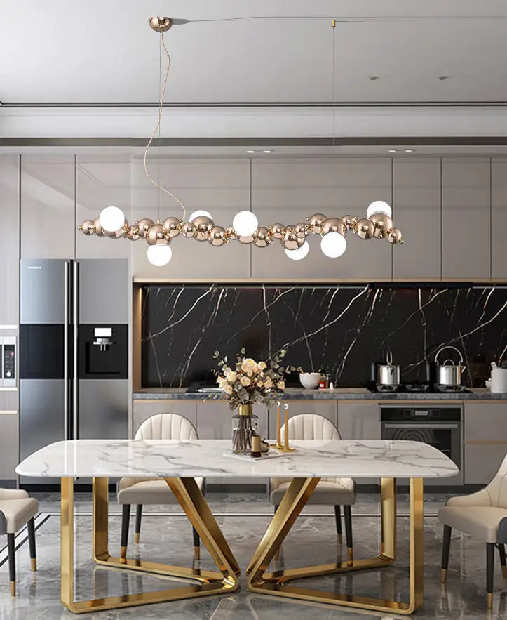 Gold Arched Ceiling Light