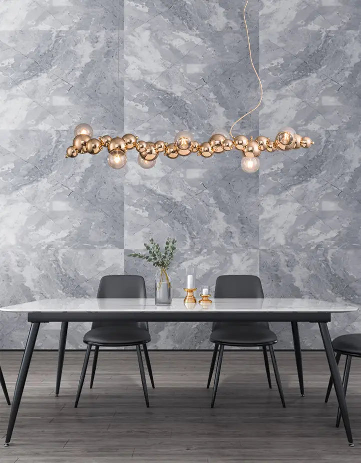 Gold Arched Ceiling Light
