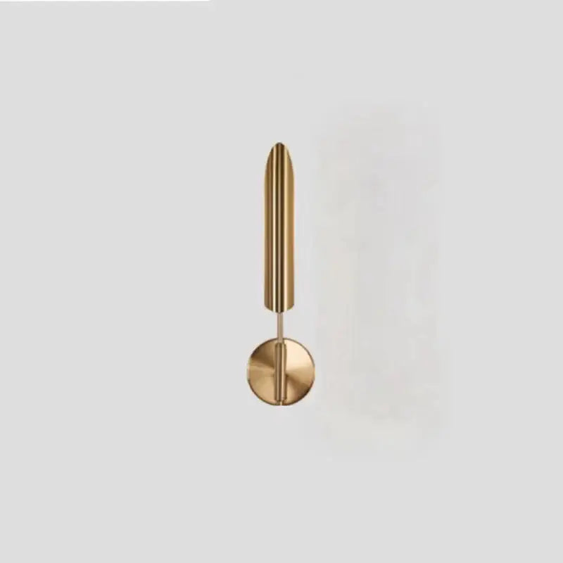 Gold Frosted Globe Wall Sconce for Bedrooms
