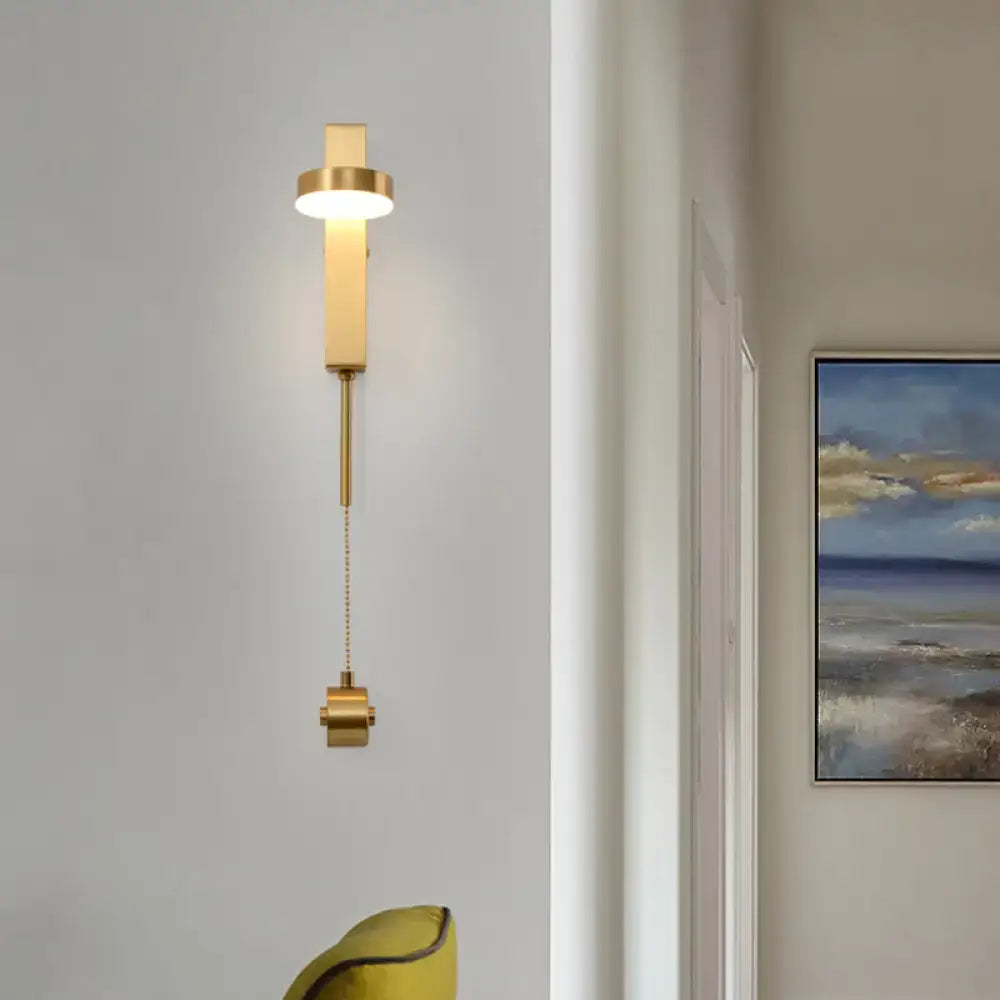 Brass Modern Adjustable Wall Sconce