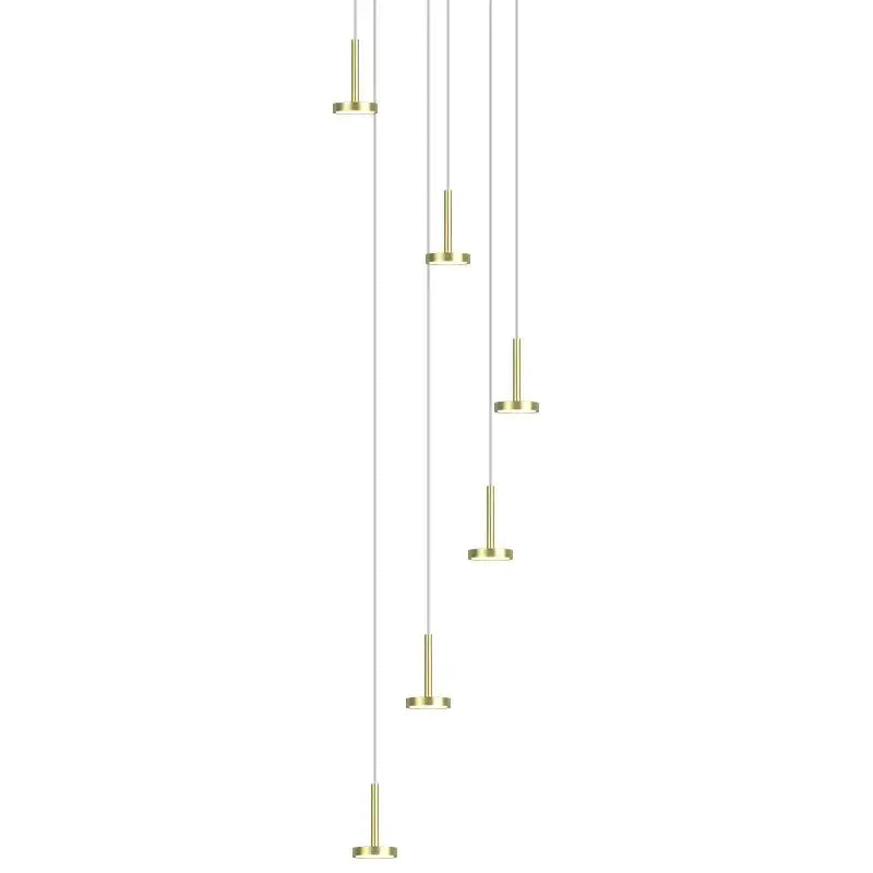 Gold Minimalist Ceiling Chandelier