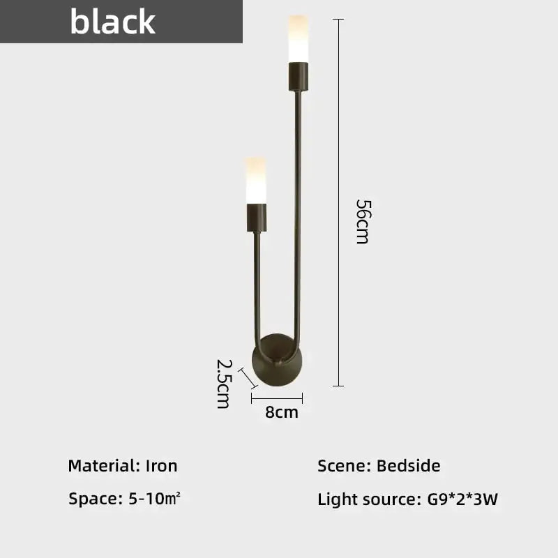 Gold Vertical Wall Sconce
