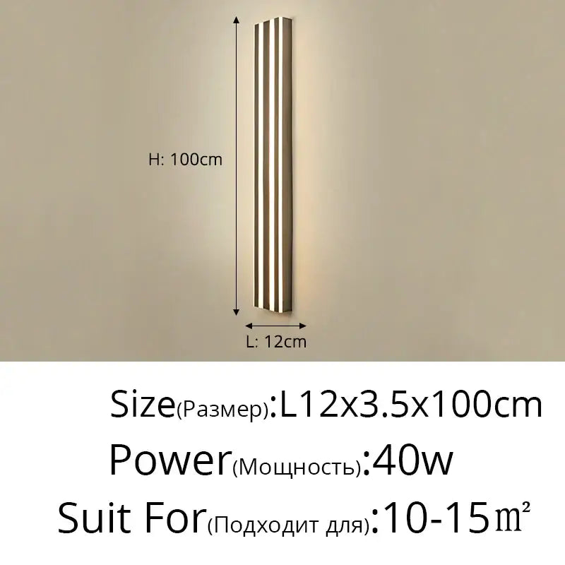 Gold Minimalist LED Lamp