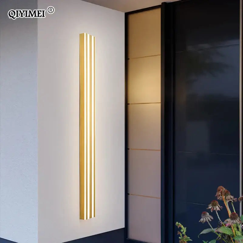 Gold Minimalist LED Lamp