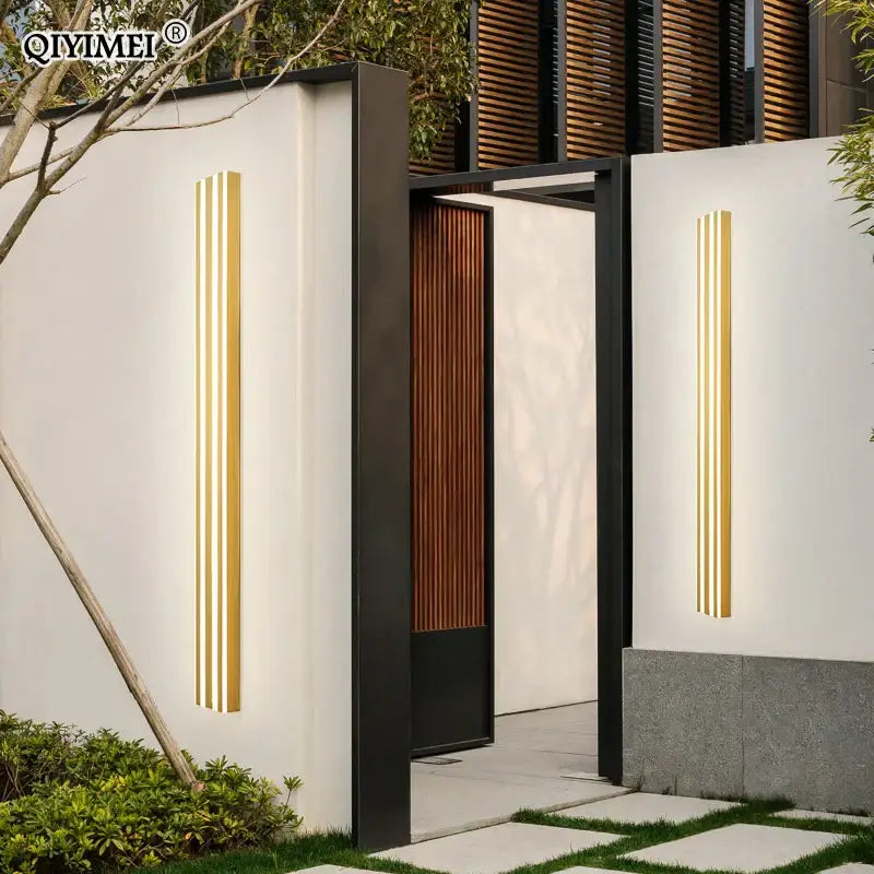 Gold Minimalist LED Lamp