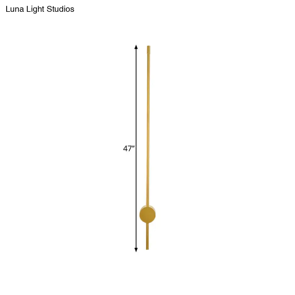 Gold Industrial Wall Light