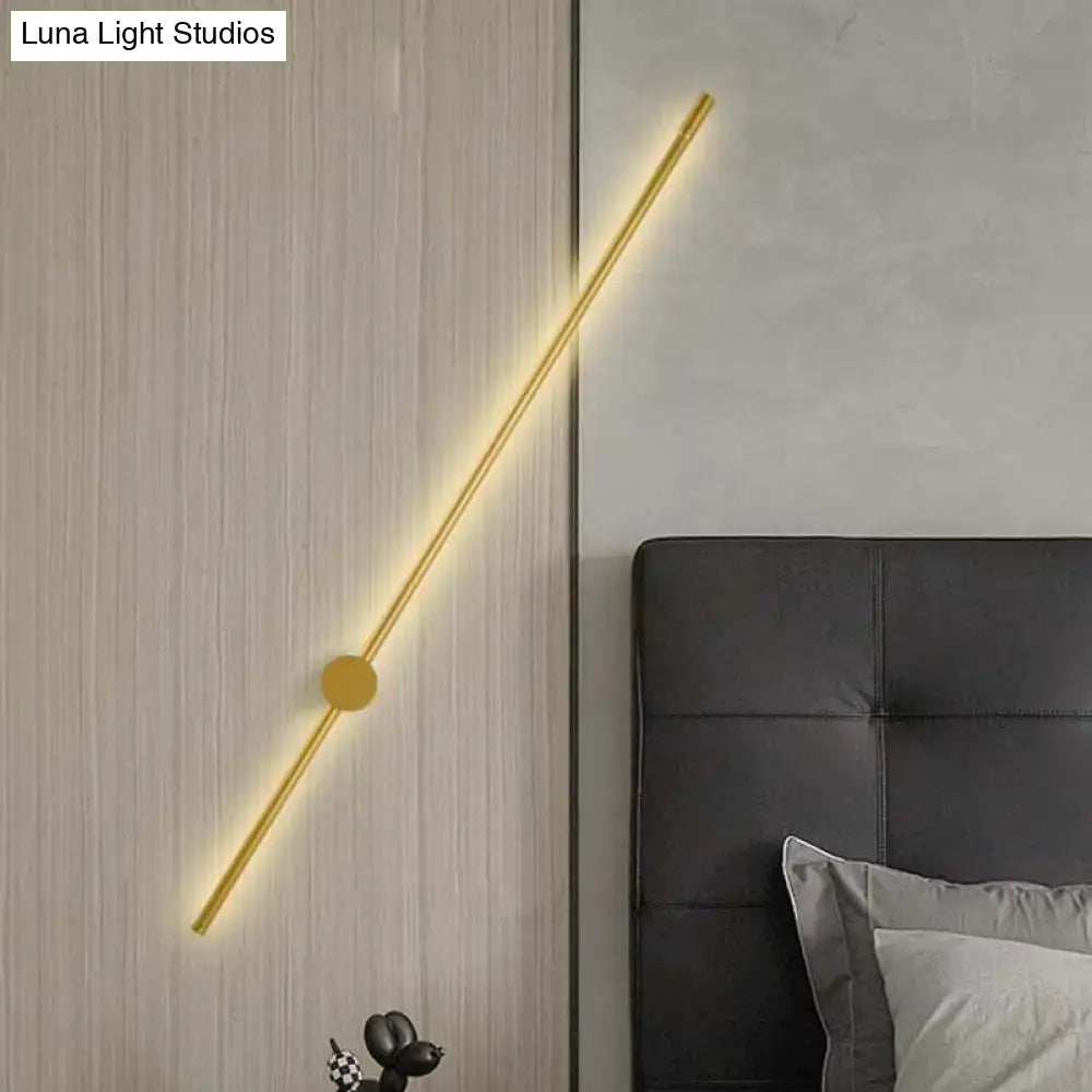 Gold Industrial Wall Light