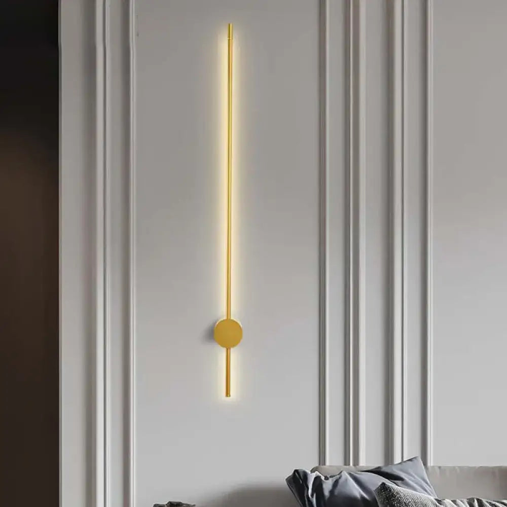 Gold Industrial Wall Light