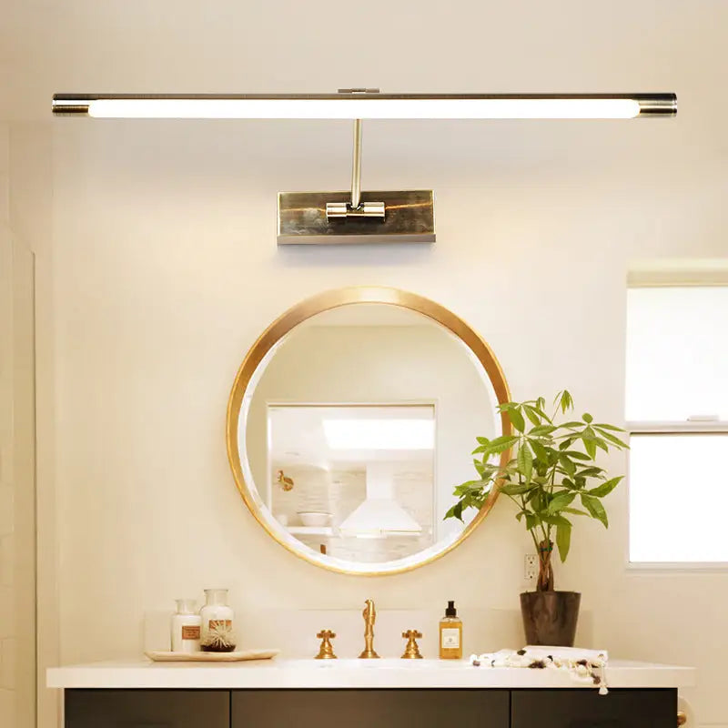 Gold Metal Vanity Sconce