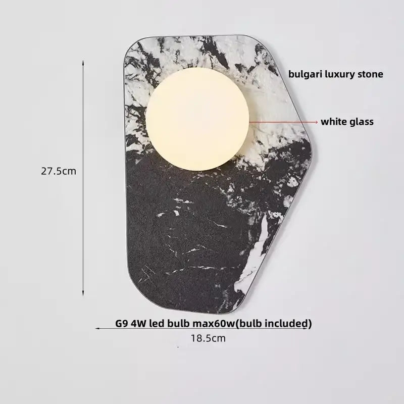 Gold Mushroom Wall Lamp