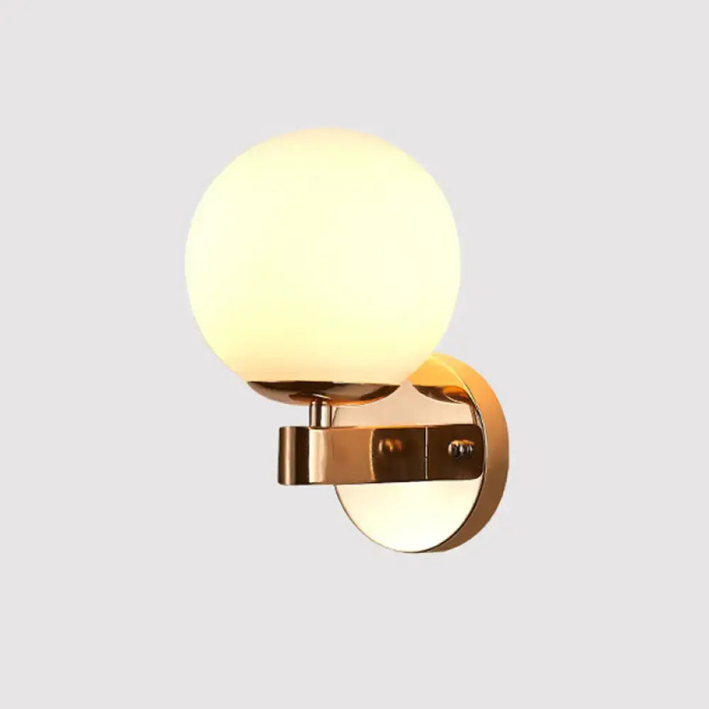 Gold Opal Glass Sconce