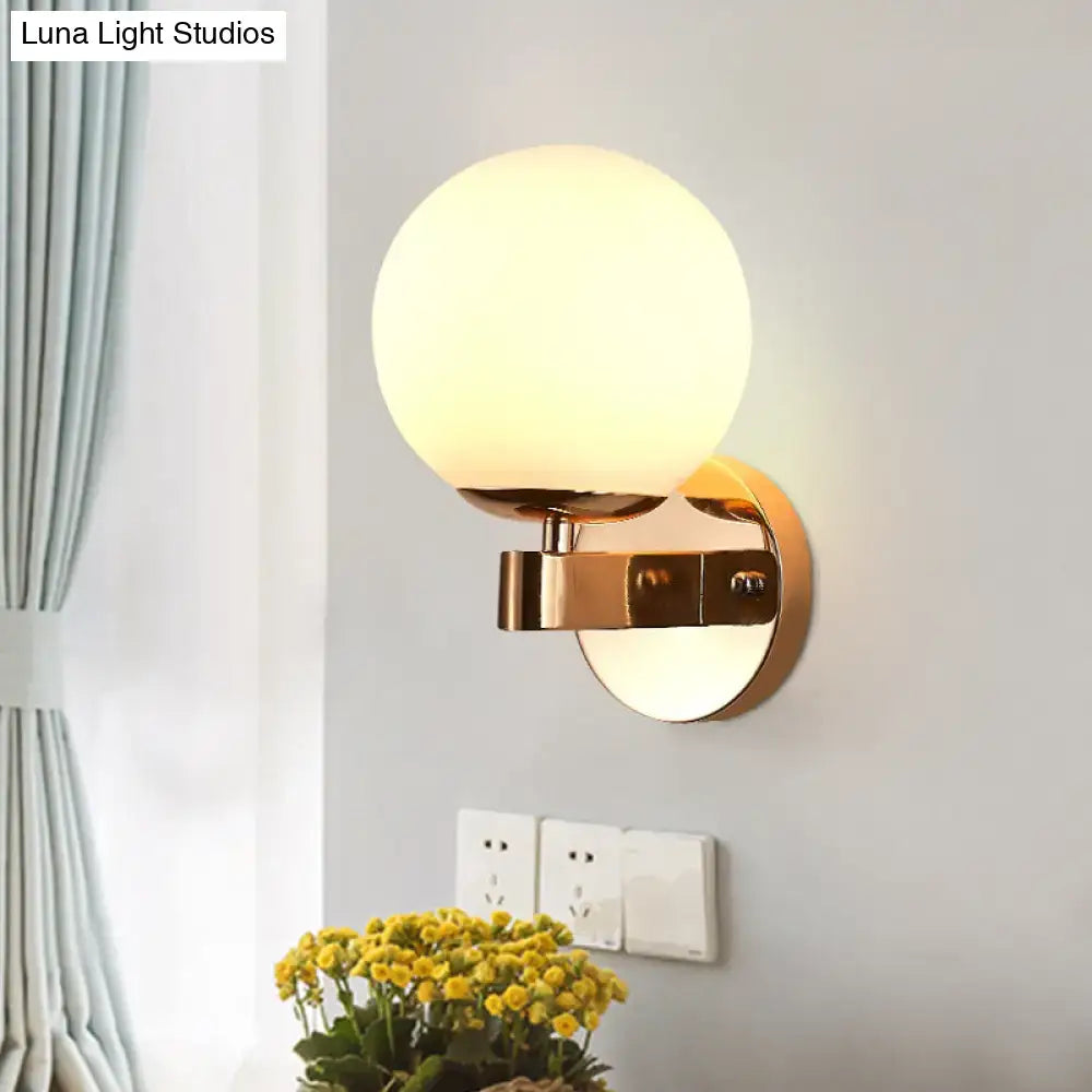 Gold Opal Glass Sconce
