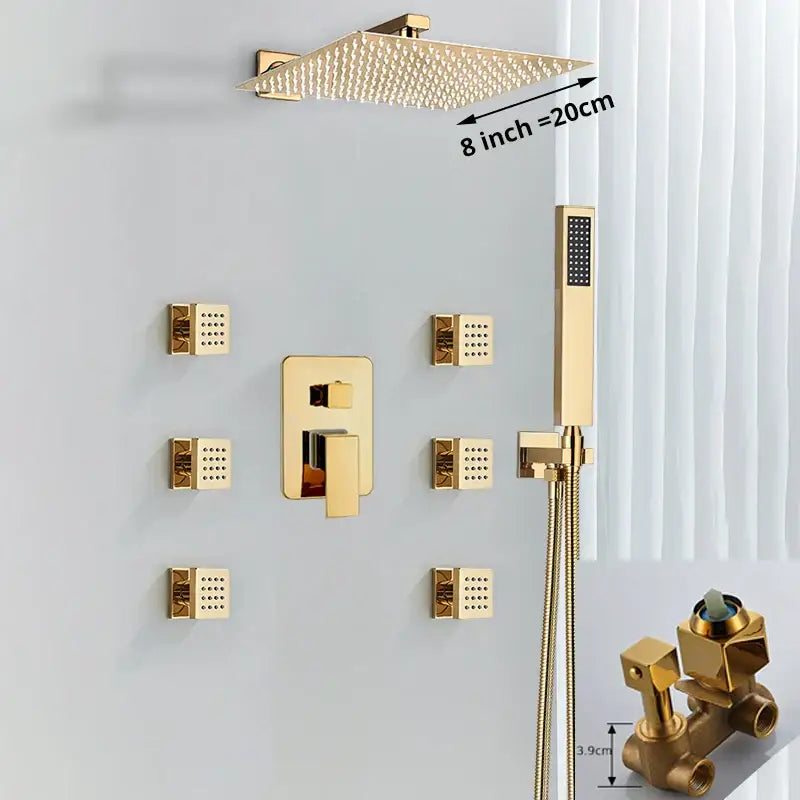Gold Massage Shower System