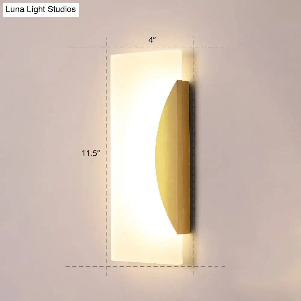 Gold Acrylic Wall Sconce