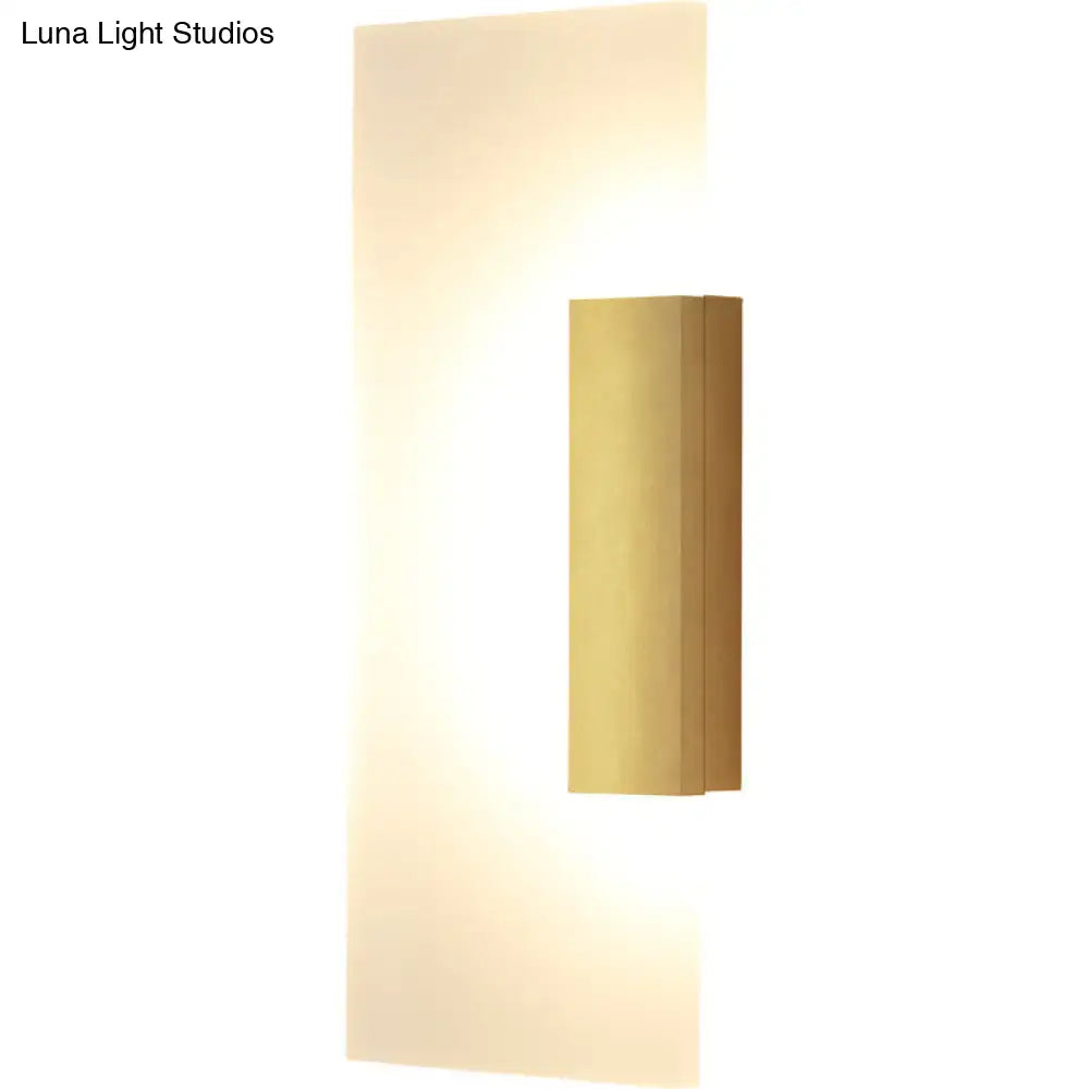 Gold Acrylic Wall Sconce