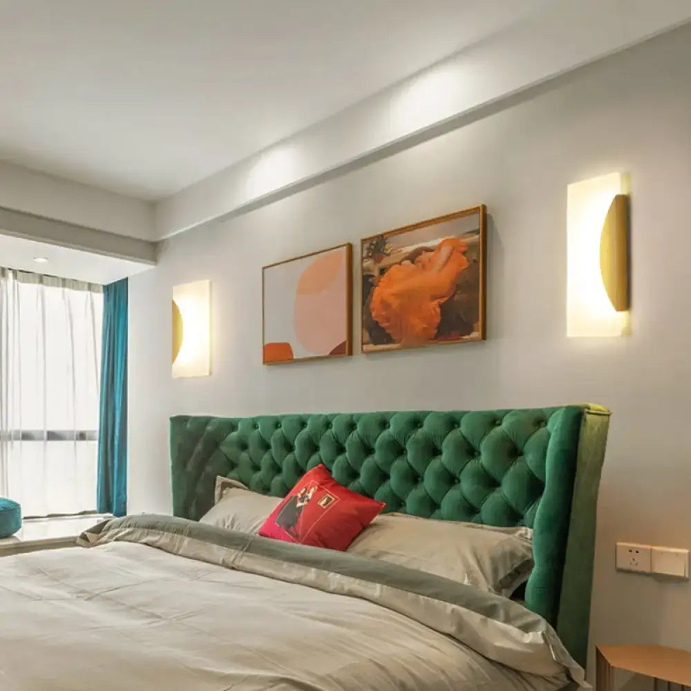 Gold Acrylic Wall Sconce