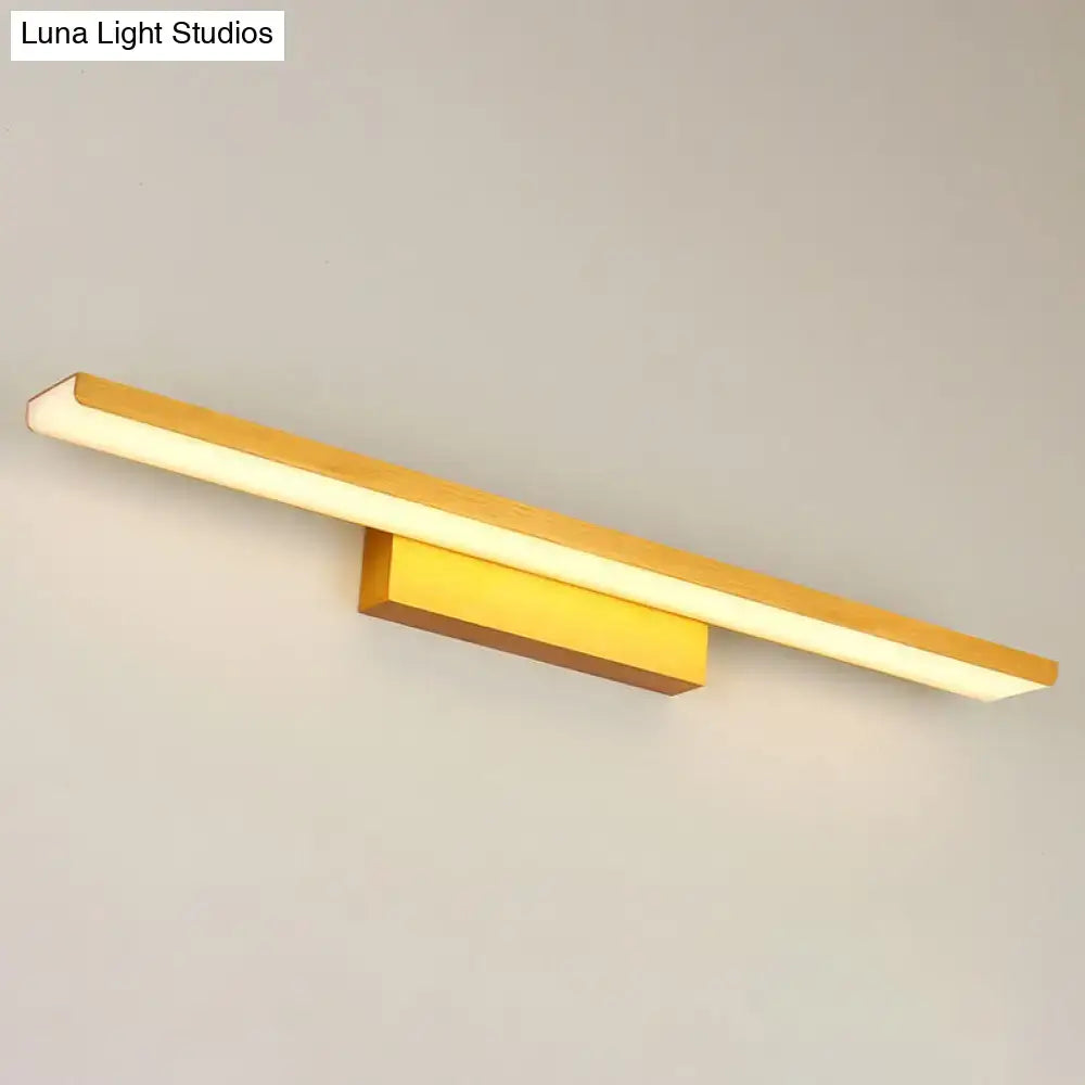 Gold LED Vanity Sconce