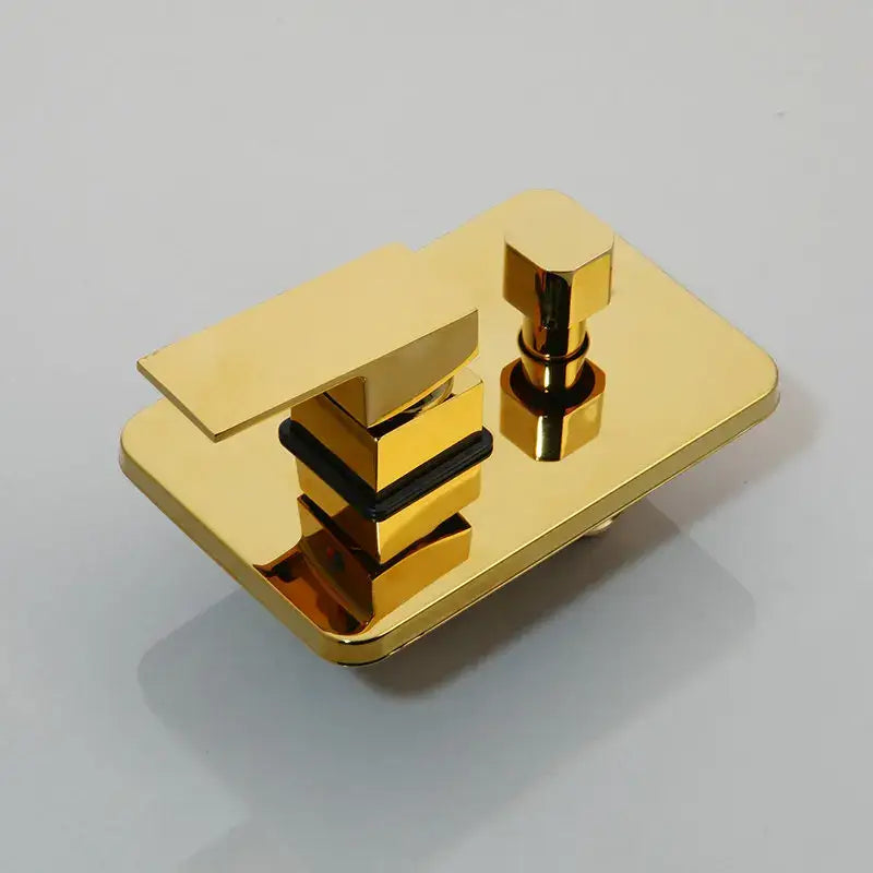 Gold Shower Mixer Set