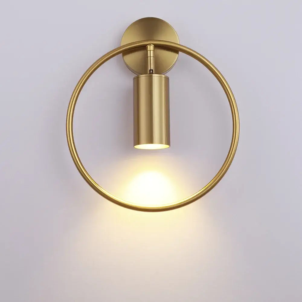 Adjustable Gold Ring Sconce