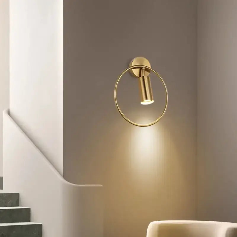 Adjustable Gold Ring Sconce