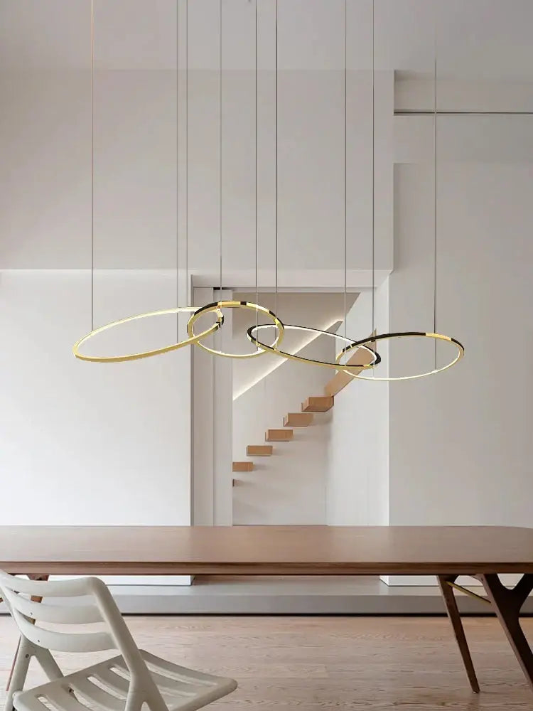 Gold Round Ceiling Chandelier