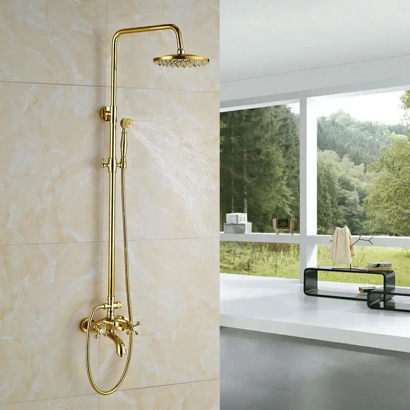 Gold Mixer Shower Taps